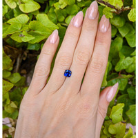 1.08 Ct. Blue Sapphire from Ceylon (Sri Lanka) Life Style