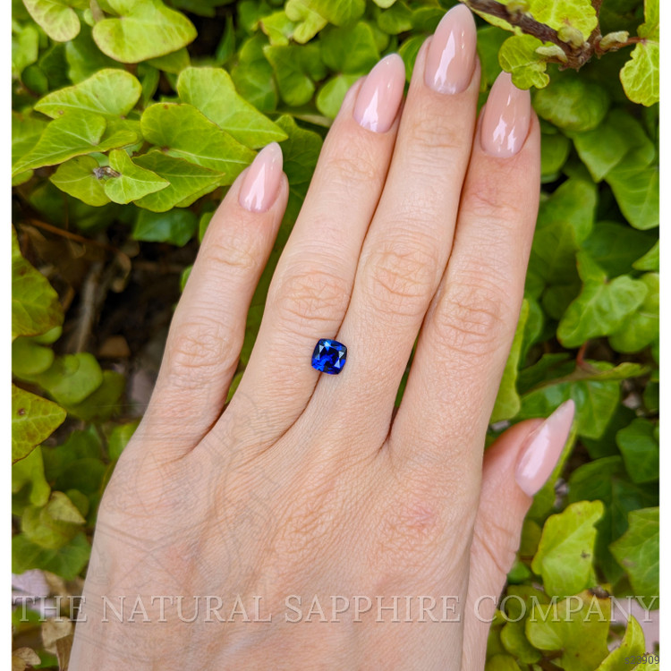 1.08 Ct. Blue Sapphire from Ceylon (Sri Lanka)