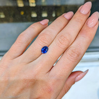 1.12 Ct. Blue Sapphire from Ceylon (Sri Lanka) Life Style