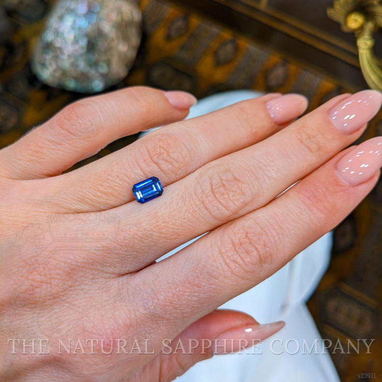 1.10 Ct. Blue Sapphire from Ceylon (Sri Lanka)