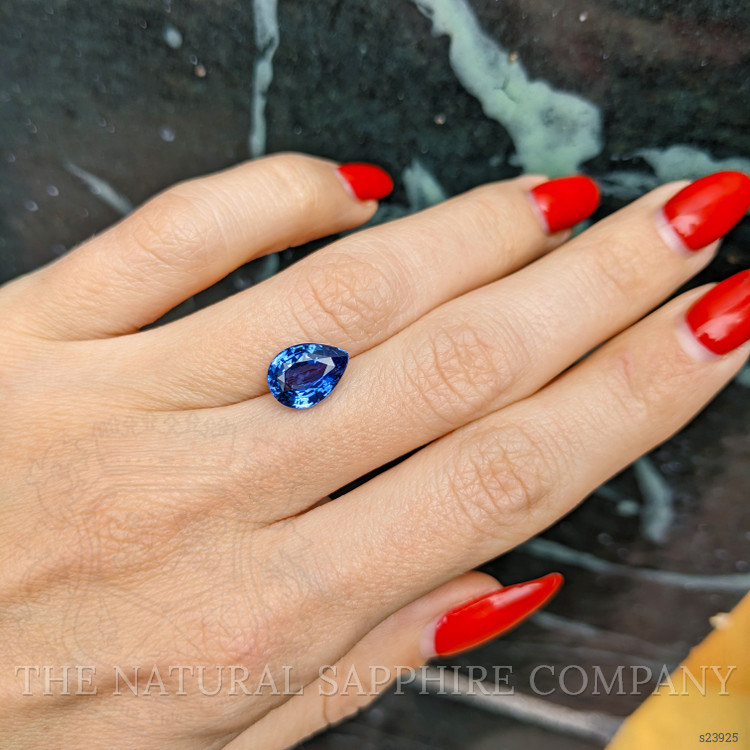 3.58 Ct. Blue Sapphire from Ceylon (Sri Lanka)