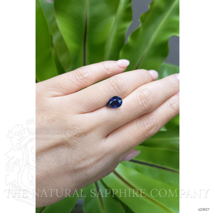 2.92 Ct. Blue Sapphire from Ceylon (Sri Lanka)