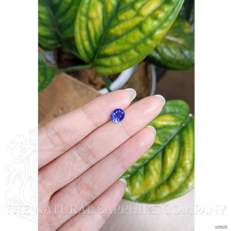 1.72 Ct. Blue Sapphire from Ceylon (Sri Lanka)