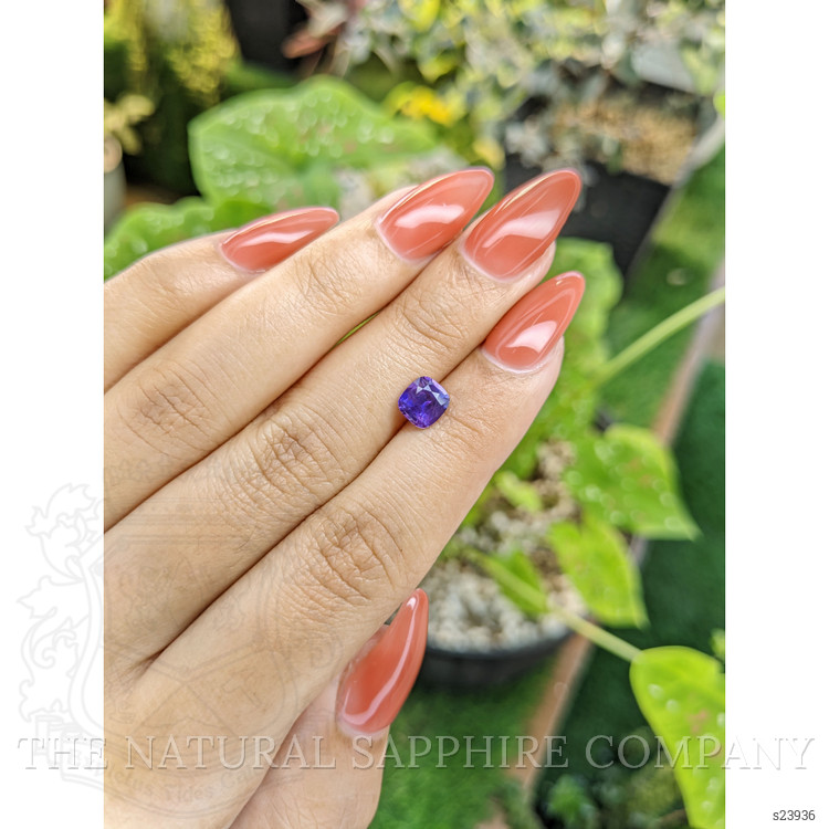 1.25 Ct. Purple Sapphire from Ceylon (Sri Lanka)