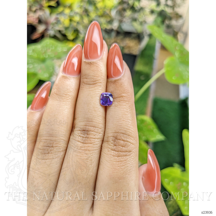 1.25 Ct. Purple Sapphire from Ceylon (Sri Lanka)