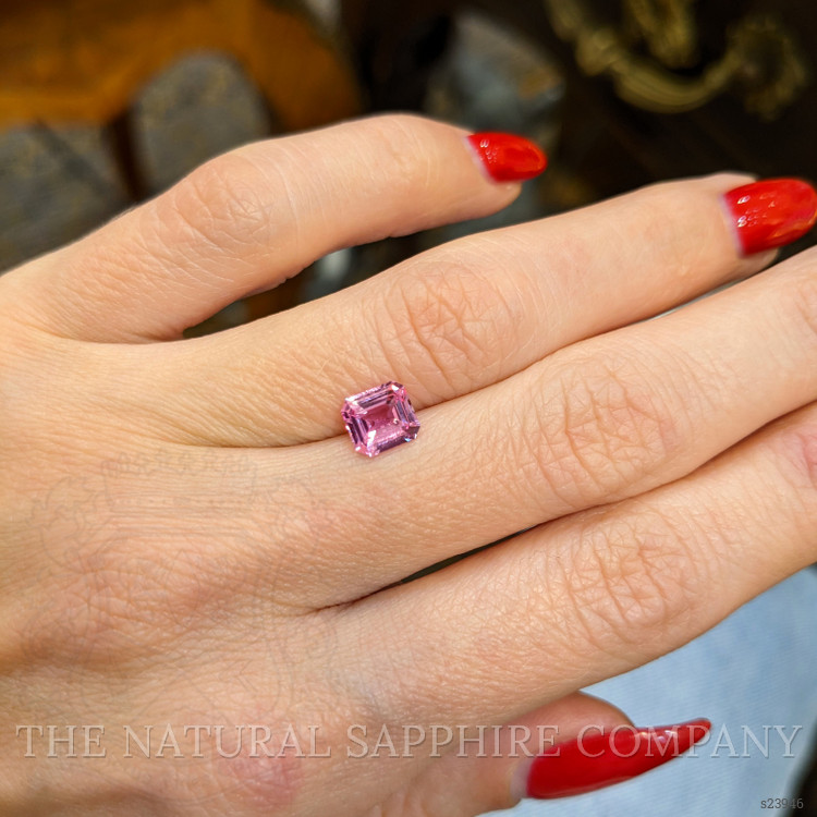1.24 Ct. Pink Sapphire from Ceylon (Sri Lanka)