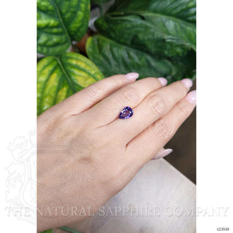 2.63 Ct. Purple Sapphire from Ceylon (Sri Lanka)
