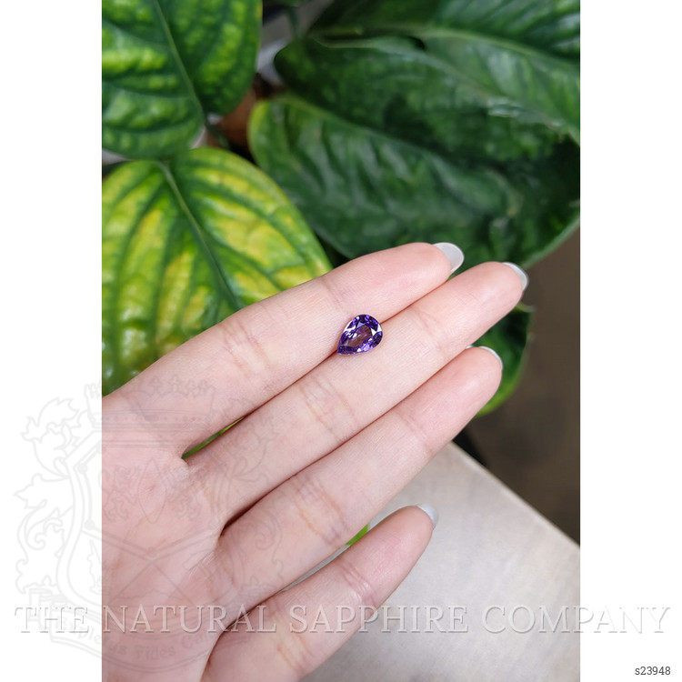 2.63 Ct. Purple Sapphire from Ceylon (Sri Lanka)