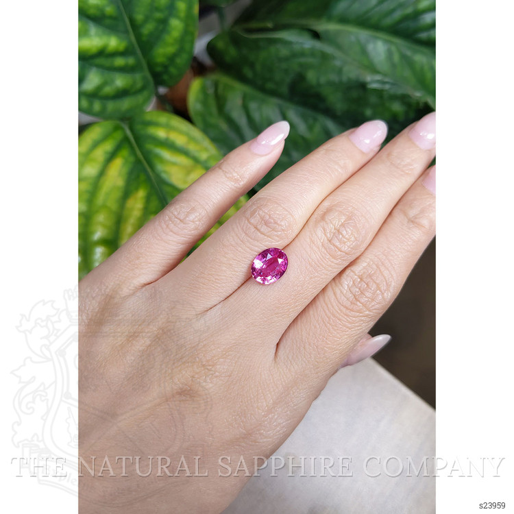 3.02 Ct. Pink Sapphire from Ceylon (Sri Lanka)