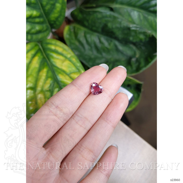2.33 Ct. Reddish Pink Sapphire from Ceylon (Sri Lanka)