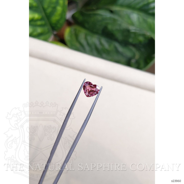 2.33 Ct. Reddish Pink Sapphire from Ceylon (Sri Lanka)