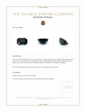 4.01 Ct. Sapphire from Nigeria Appraisal
