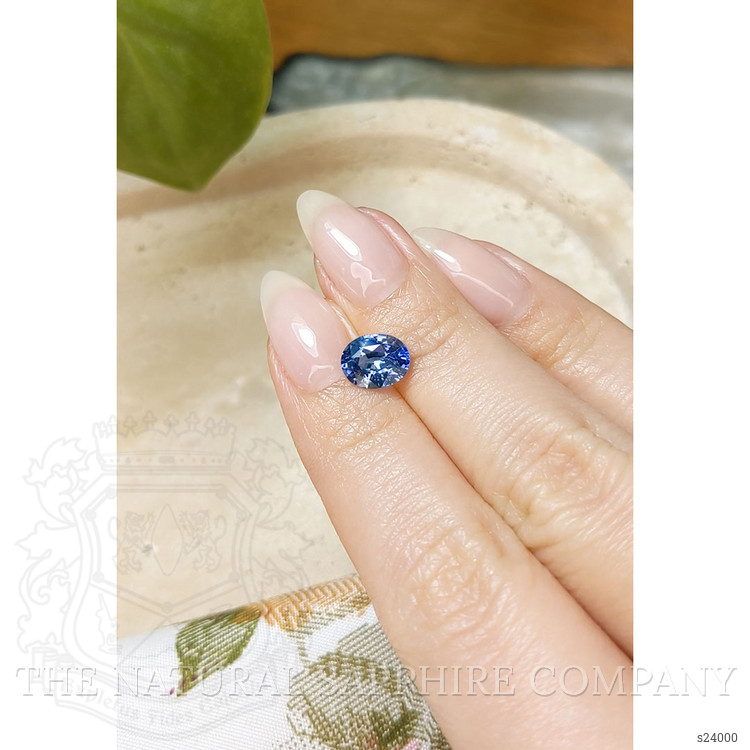 1.93 Ct. Blue Sapphire from Ceylon (Sri Lanka)