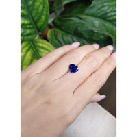 2.06 Ct. Blue Sapphire from Ceylon (Sri Lanka) Life Style