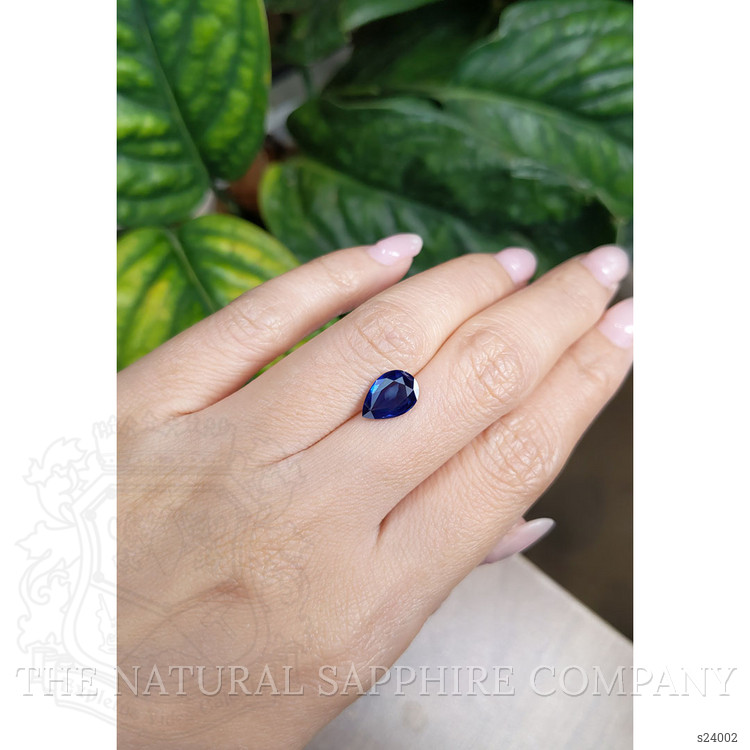 2.17 Ct. Blue Sapphire from Ceylon (Sri Lanka)