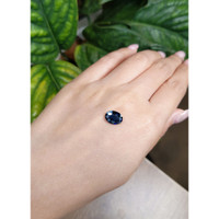2.87 Ct. Blue Sapphire from Ceylon (Sri Lanka) Life Style