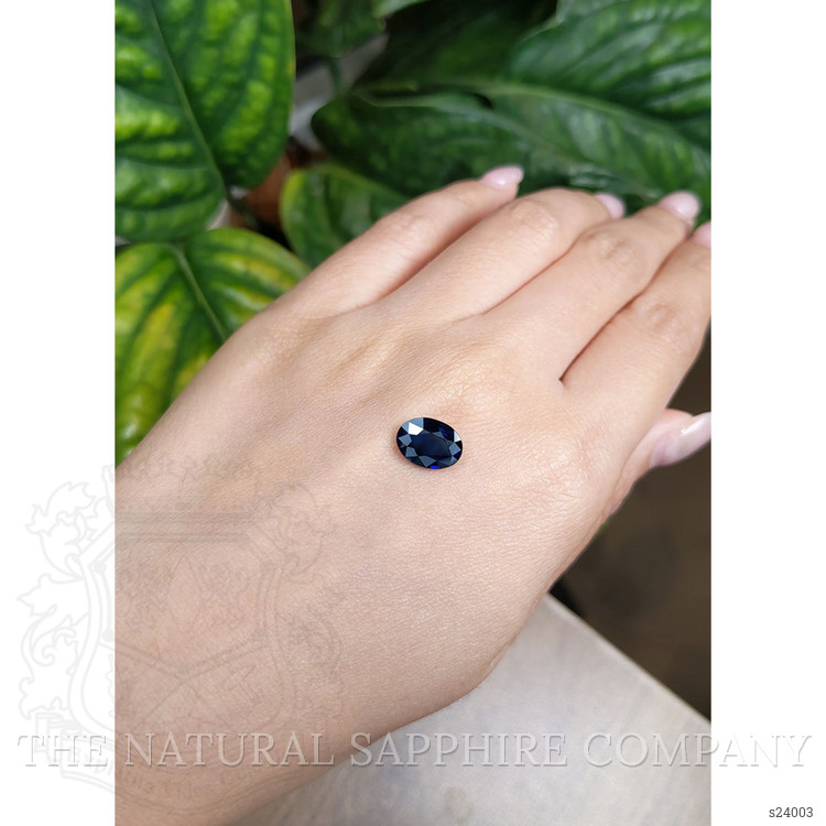2.87 Ct. Blue Sapphire from Ceylon (Sri Lanka)