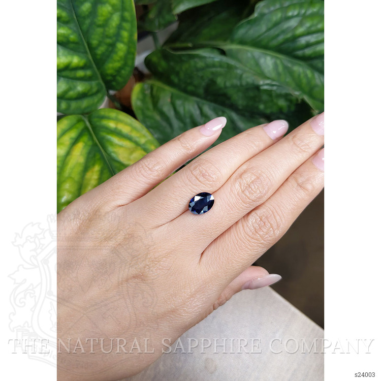 2.87 Ct. Blue Sapphire from Ceylon (Sri Lanka)