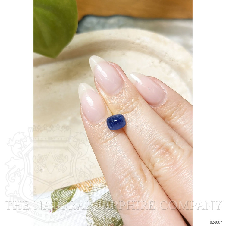 2.63 Ct. Blue Cabochon Sapphire from Ceylon (Sri Lanka)
