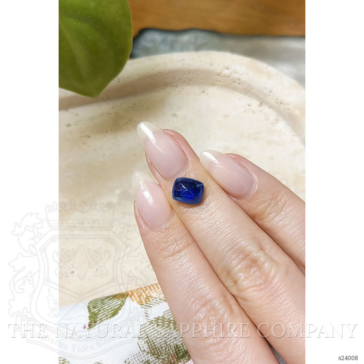 2.63 Ct. Blue Cabochon Sapphire from Ceylon (Sri Lanka)