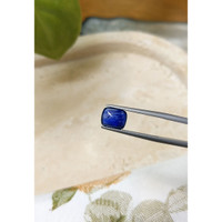 2.63 Ct. Blue Cabochon Sapphire from Ceylon (Sri Lanka) Life Style