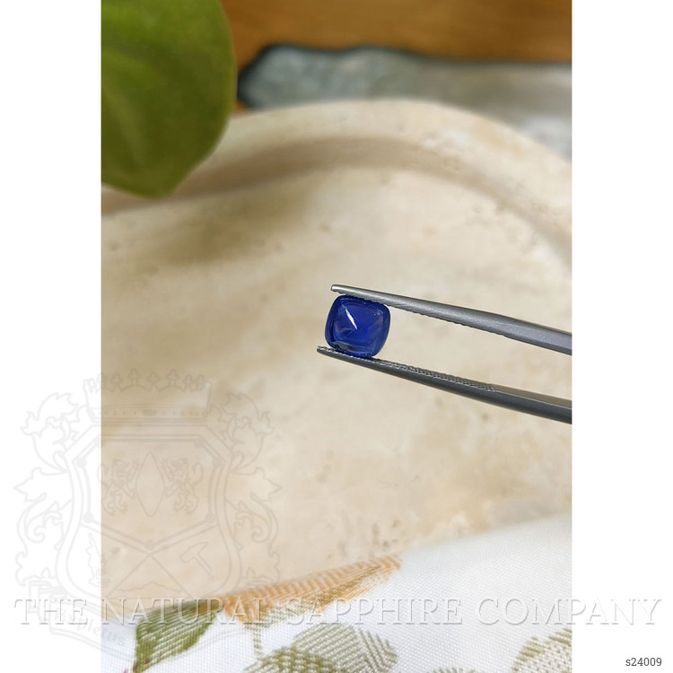2.28 Ct. Blue Cabochon Sapphire from Ceylon (Sri Lanka)