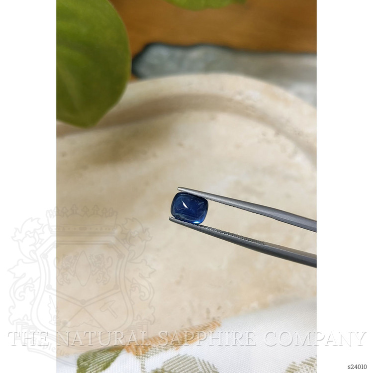 2.02 Ct. Blue Cabochon Sapphire from Ceylon (Sri Lanka)