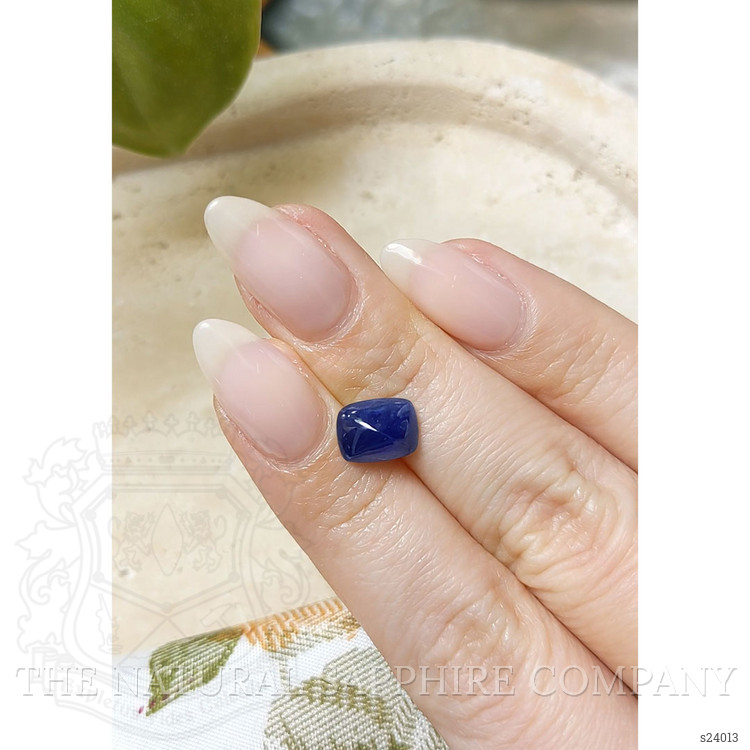 2.90 Ct. Blue Cabochon Sapphire from Ceylon (Sri Lanka)