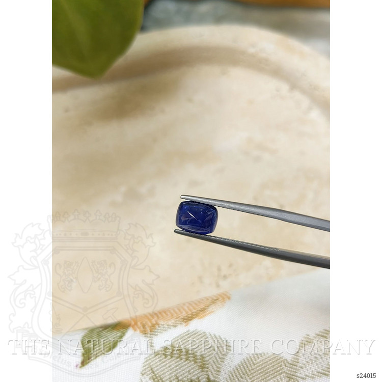 2.53 Ct. Blue Cabochon Sapphire from Ceylon (Sri Lanka)