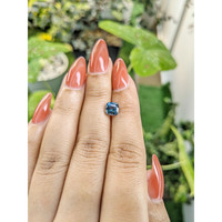 1.58 Ct. Greenish Blue Sapphire from Ceylon (Sri Lanka) Life Style