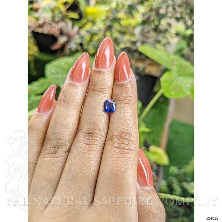 1.10 Ct. Blue Sapphire from Ceylon (Sri Lanka)