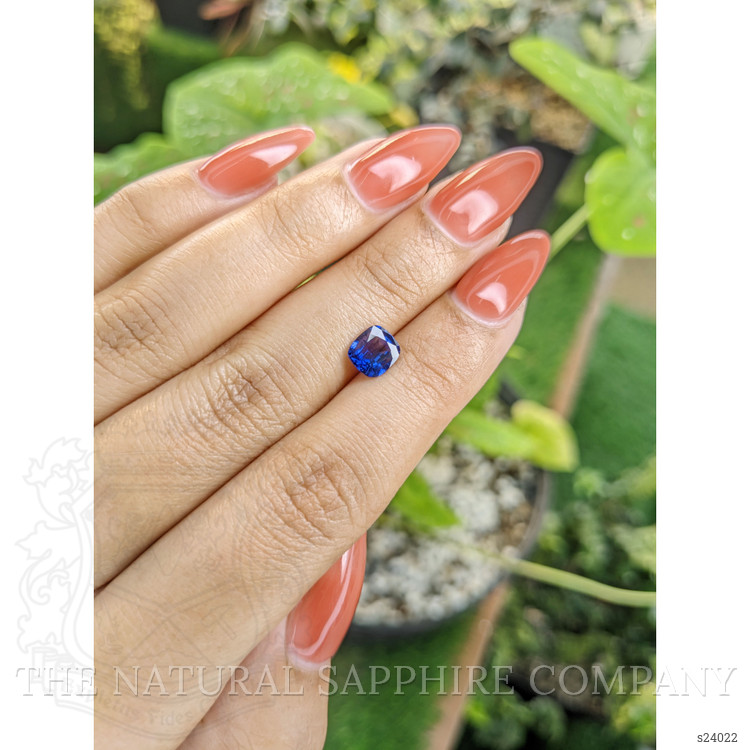 1.10 Ct. Blue Sapphire from Ceylon (Sri Lanka)