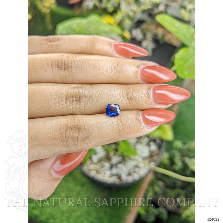 1.10 Ct. Blue Sapphire from Ceylon (Sri Lanka)