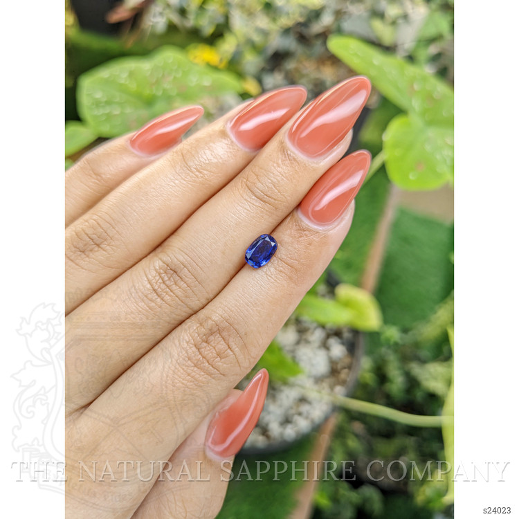 1.10 Ct. Blue Sapphire from Ceylon (Sri Lanka)