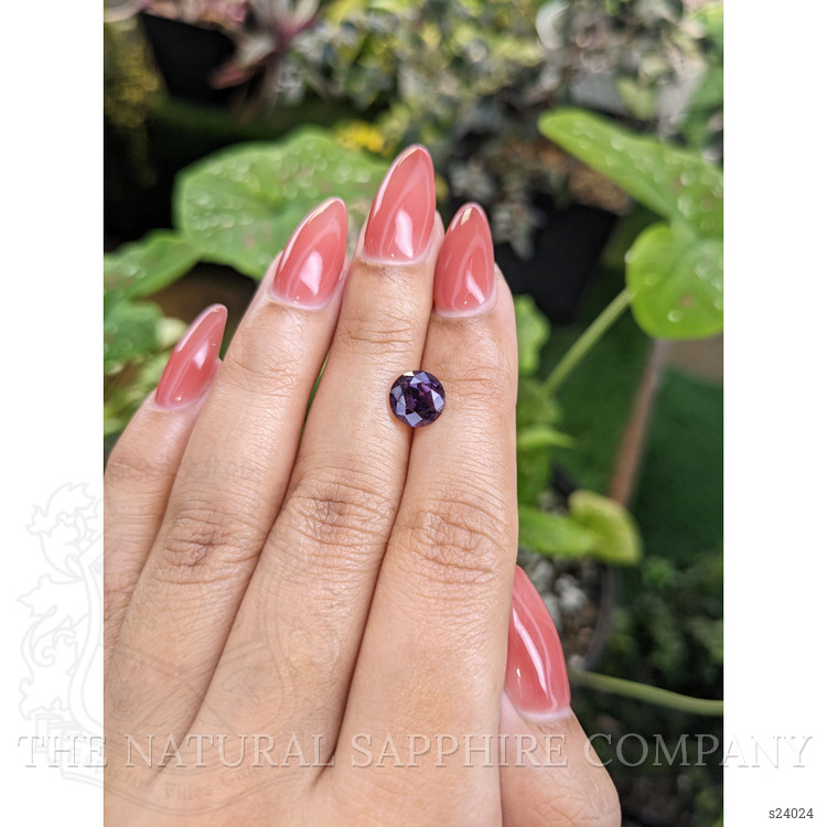 2.08 Ct. Purple Sapphire from Ceylon (Sri Lanka)