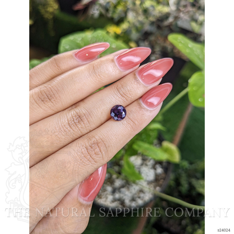 2.08 Ct. Purple Sapphire from Ceylon (Sri Lanka)