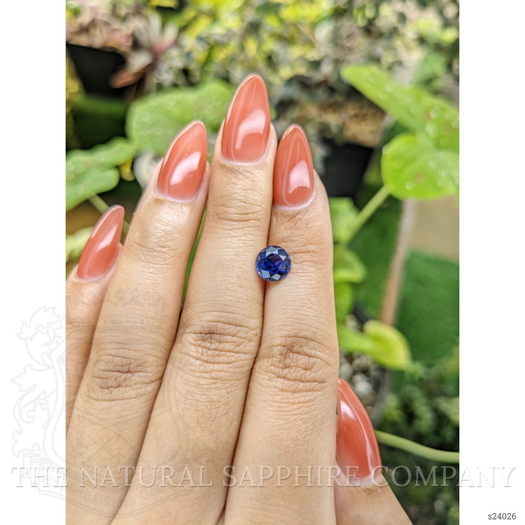 1.59 Ct. Blue Sapphire from Ceylon (Sri Lanka)