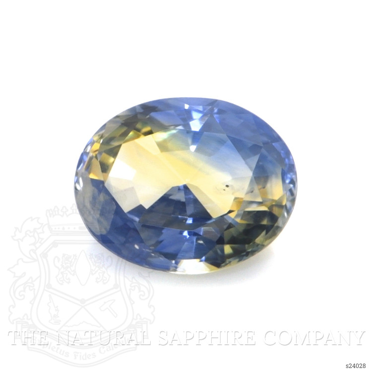 1.84 Ct. Bi Color Sapphire from Ceylon (Sri Lanka)