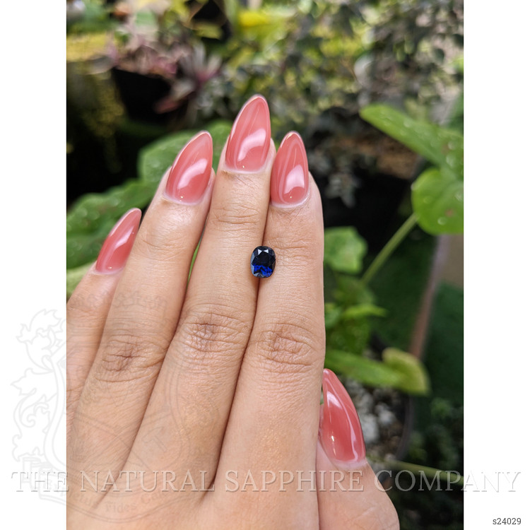 1.53 Ct. Blue Sapphire from Ceylon (Sri Lanka)