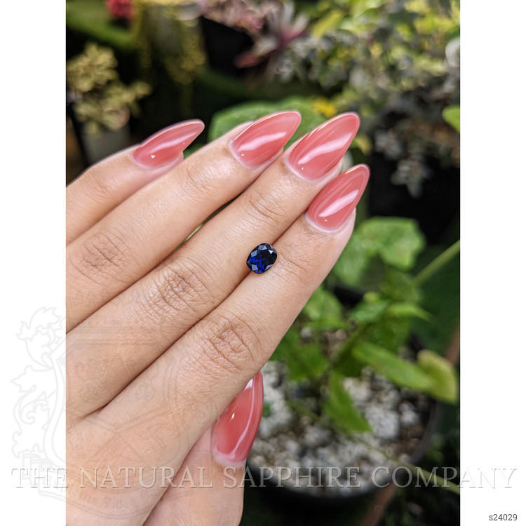 1.53 Ct. Blue Sapphire from Ceylon (Sri Lanka)