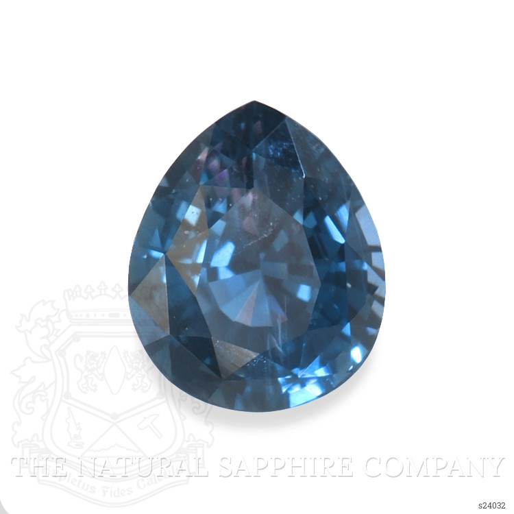 2.11 Ct. Greenish Blue Sapphire from Ceylon (Sri Lanka)