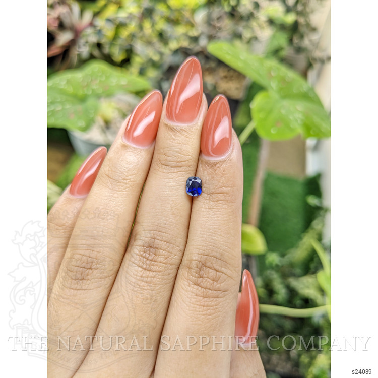 0.55 Ct. Blue Sapphire from Ceylon (Sri Lanka)