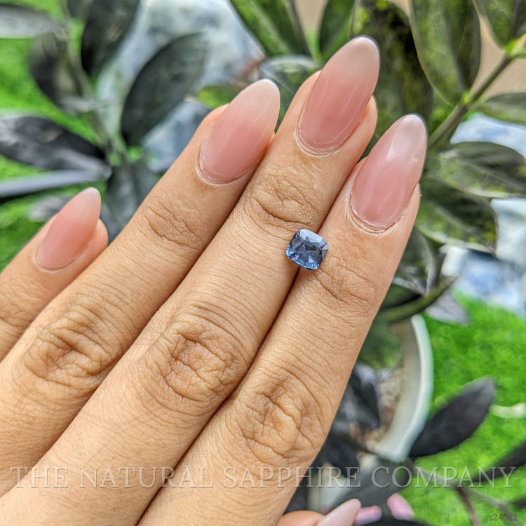 1.27 Ct. Greyish Blue Sapphire from Africa