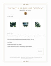1.32 Ct. Sapphire from Africa Appraisal