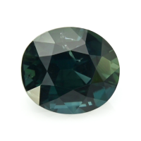 1.17 Ct. Bluish Green Sapphire from Africa Video