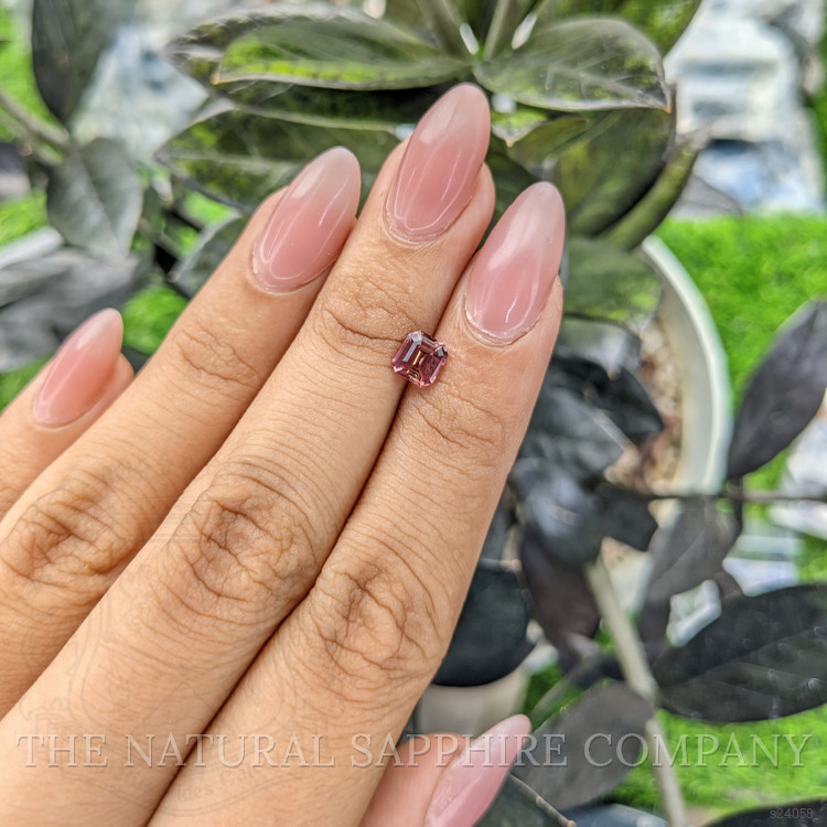 1.09 Ct. Pinkish Brown Sapphire from Madagascar