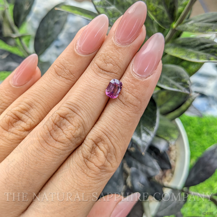 1.63 Ct. Pinkish Purple Sapphire from Madagascar