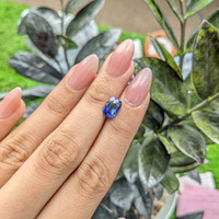 2.54 Ct. Blue Sapphire from Ceylon (Sri Lanka) Life Style
