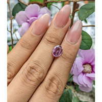 1.98 Ct. Purplish Pink Sapphire from Madagascar Life Style