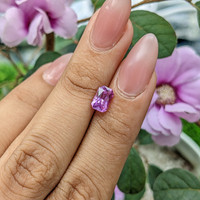 1.55 Ct. Purple Sapphire from Madagascar Life Style
